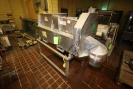 Urschel S/S Shredder, M/N OV, S/N 1029, with S/S Infeed Chute, Mounted on S/S Frame (LOCATED IN