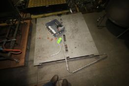 Scale Platform with Control Panel (NOTE: Missing Controls--See Photographs) (LOCATED IN GRAND