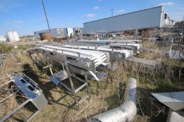 (3) S/S Product Conveyors, Aprox. 160