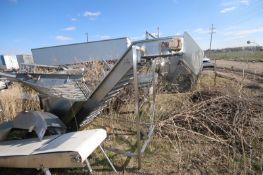 S/S Incline Conveyor with Flights, with Aprox. 22