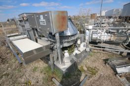 Dataweigh Rotary Bucket Filler, M/N ADW341R, S/N X18588, Mounted on Frame (NOTE: Missing Parts--