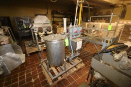 S/S Tank & Filtration Skid, with Aprox. 26 Gal. S/S Single Wall Tank, Tank Internal Dims.: Aprox.