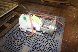 Waukesha 7.5 hp Centrifugal Pump, C-Series, M/N C328, S/N 3064 03, with Baldor 1770 RPM Motor, 208-