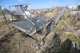 S/S Incline Conveyor, M/N MD104, S/N 116, 230 Volts, 3 Phase, Mounted on S/S Frame (LOCATED IN GRAND