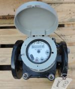 UNUSED INLINE FLOW METER BY CARLTON METER COMPANY (GRAND HAVEN MI.) MODEL C-200 EC, SERIAL # 302227