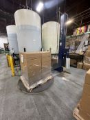 2015 ROBOPAC TURNTABLE PALLET WRAPPER, MODEL ECOPLAT PLUS, S/N 30137361, 110/130 V