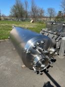 S/S FELDMEIER JACKETED TANK 500 GALLON, HIGH PRESSURE VESSEL, S/N E-561-02