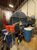 8,000 GALLON HORIZONTAL PROPYLENE GLYCOL STORAGE TANK, 26' L X 7'6