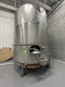 MUELLER 6,500 GALLON DIMPLE JACKETED S/S TANK (DAMAGED SIDE WALLS)