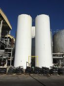 Mueller 30,000 Gal. S/S Silo, Model SVW, S/N A-33666-2 with Semi Jacket, 3 hp Horizontal, 100 Degree