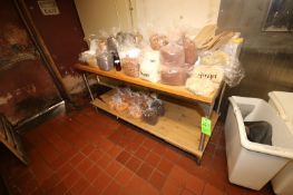 Butcher Block Table, Overall Dims.; Aprox. 72