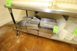 S/S Cheese Molds, Main Cavity Dims.: Aprox. 14