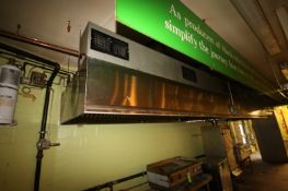 S/S Hood System, Overall Dims.: Aprox. 12' L x 64