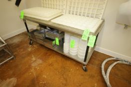 S/S Table, with Lower Bottom S/S Shelf, Overall Dims.: Aprox. 72