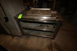 S/S Counter with Top Drain, Overall Dims.: Aprox. 48