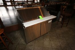 Avantco S/S Refrigerated Counter, with Cutting Board Style Area, Overall Dims.: Aprox. 48