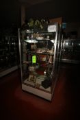 Glass Display Cases, Overall Dims.: Aprox. 48