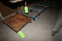 4-Portable Glass Carts, Overall Dims.: Aprox. 21-1/2