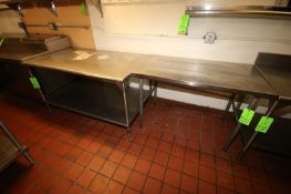 S/S Tables, 1-Aprox. 48