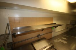 S/S Shelves & 1-Wire Shelf, S/S Shelf Dimensions: Aprox. 72