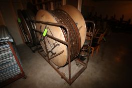 (10) Round Tables on Portable Cart, Aprox. 60