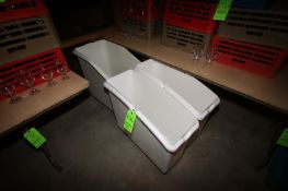 5-Portable Ingredient Bins, Internal Dims.: Aprox. 1-Aprox. 27