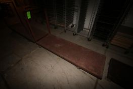 Wooden Platform Push Cart, Overall Dims.: Aprox. 76