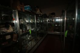 Glass Display Cases, Overall Dims.: Aprox. 60