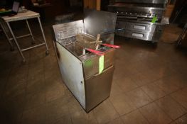 Frymaster Dual Basket S/S Fryer (NOTE: Needs New Pilot Light & Other Component) (Located in