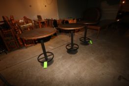 Round High Top Tables, Aprox. 42