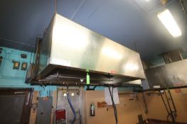 S/S Hood System, Overall Dims.: Aprox. 8' L x 48