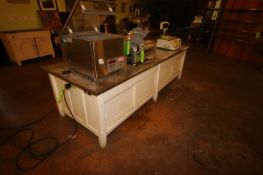 S/S Table Top Table, Overall Dims.: Aprox. 107