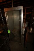 S/S Enclosed Cabinet, Overall Dims.: Aprox. 30