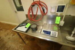 1-MASTER S/S Platform Scale, Capacity 0-30 x 0.01, with Digital Read Out, Platform Dims.: Aprox. 13