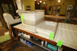 Assorted Drainage Trays with Lids, Assorted Sizes (Located in Adamstown, PA--Creamery)