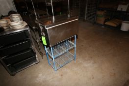 S/S Cooler with Rack, Cooler Dims.: Aprox. 25