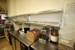 Win-Holt S/S Shelves, Shelf Dims.: Aprox. 48