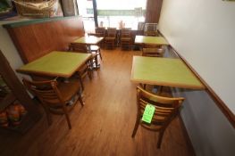 Café Seating Area, with (4) Tables, Aprox. 30