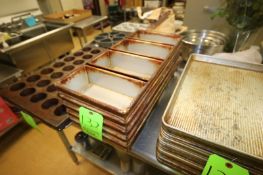 Sets of 4-Wide Bread Molds, Internal Dims.: Aprox. 10