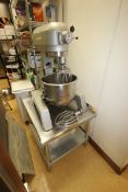 Hobart Mixer, M/N A300F, S/N 11-306-736, 115 Volts, 1 Phase, with S/S Mixing Bowl, S/S Whip & Flat