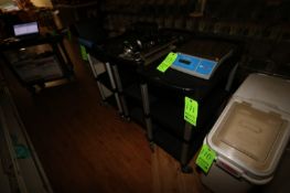 Plastic Portable Carts, with 3-Shelves, Overall Dims.: Aprox. 31-1/2