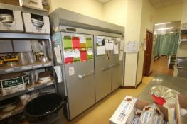 Hobart 3-Compartment S/S Refrigerator, M/N OFR3, S/N 32 544 374, Overall Dims.: Aprox. 83