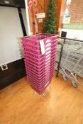 Plastic Shopping Baskets, Internal Dims.: Aprox. 17-1/2