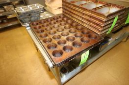 Sets of 5 x 7 Round Pan Molds, Mold Dia. Aprox. 2-1/2