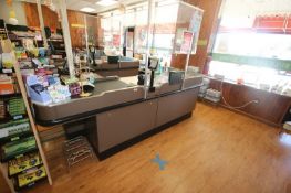 Check Out Conveyor Station, with S/S Bagging Area, Overall Dims.: Aprox. 112