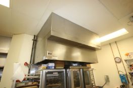 CaptiveAire S/S Hood System, with Fire Supression System & Return System, Overall Dims.: Aprox.