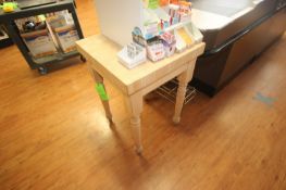 (2) Wooden Tables (Located in McMurray, PA) (Rigging, Loading & Site Management Fee: $10.00 USD)