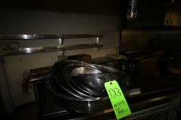 Assorted S/S Mixing Bowls, with S/S Strainer, Assorted Sizes (Located in McMurray, PA) (Rigging,