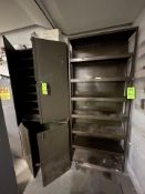 ASSORTED METAL STORAGE CABINETS/SHELVES (3) PIECES (Non-Negotiable Rigging, Packaging and Loading