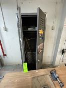 METAL 2-DOOR STORAGE LOCKER, APPX 24'' X 24'' X 78'' (Non-Negotiable Rigging, Packaging and